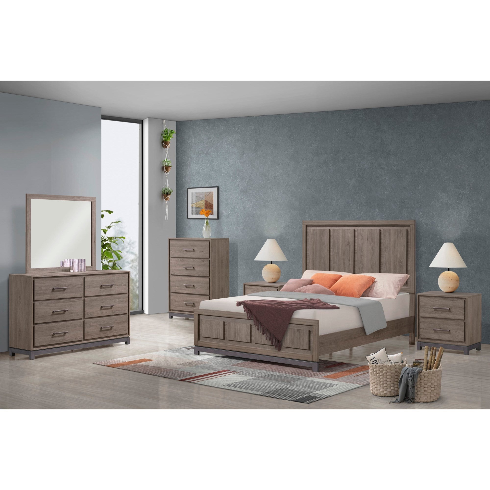 River Contemporary Bedroom Set
