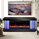 JASMIN TV STAND W/FIREPLACE
