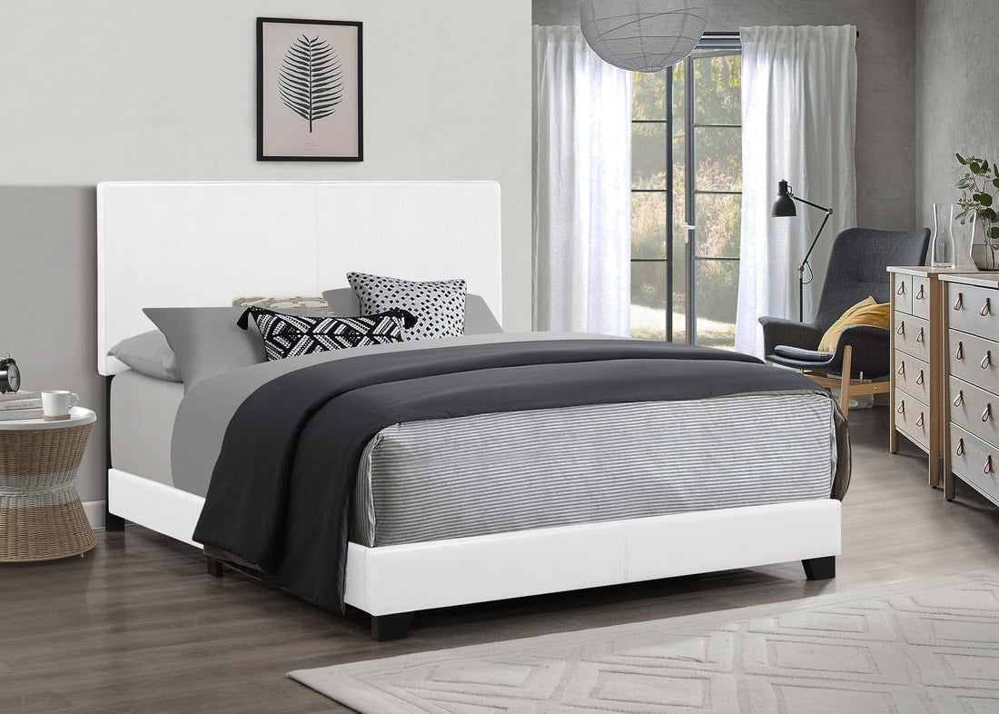 600PU White Full Bed
