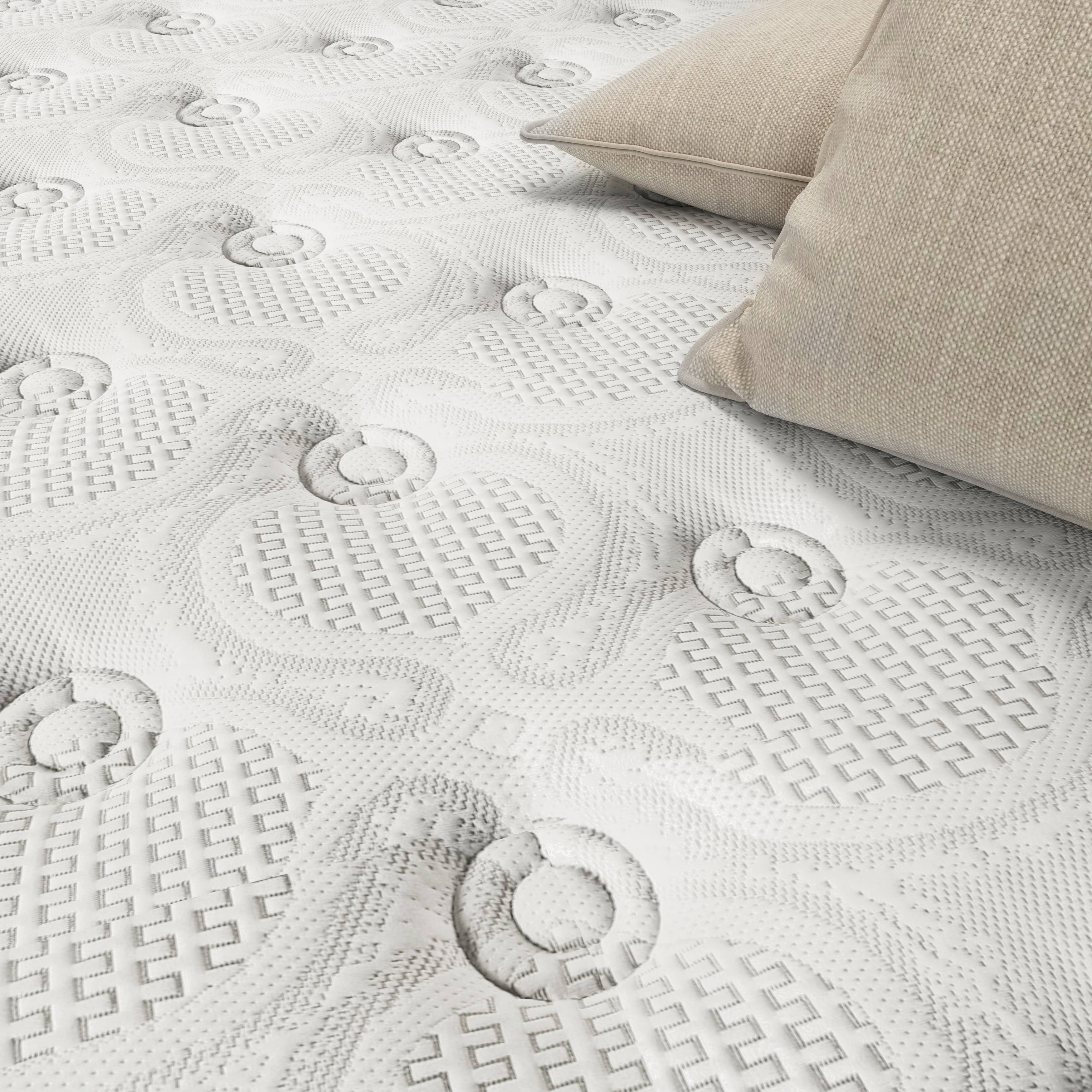 Queen Size Hybrid Plush Mattress Set, Victoria 12 inch Euro Top Linen ( Box spring Included)