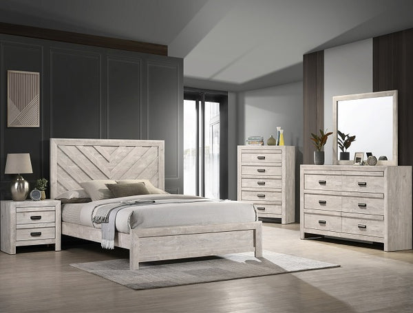 Valor Cream Panel edroom set