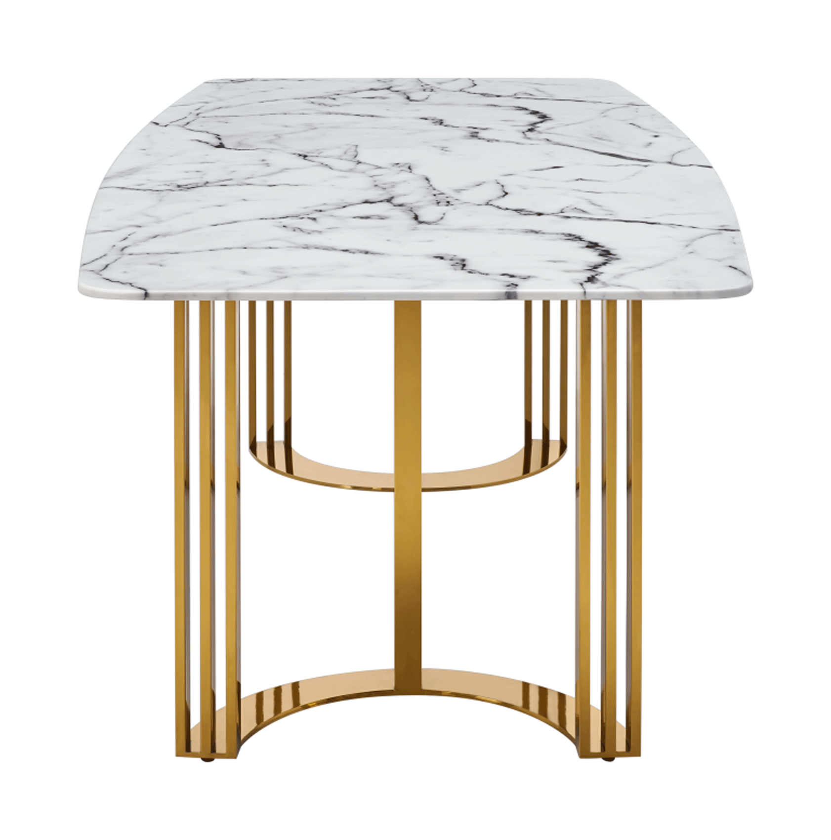 131 Gold Marble Dining Set