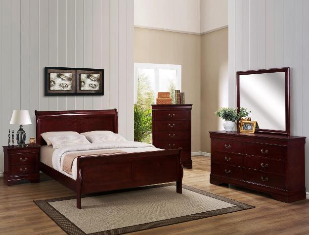 3800 Louis Philip Cherry Queen Bed