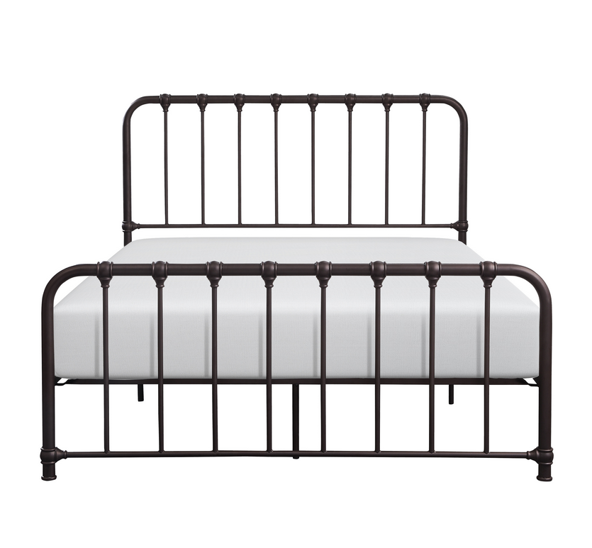 1571 Metal Bronze Platform Twin Bed