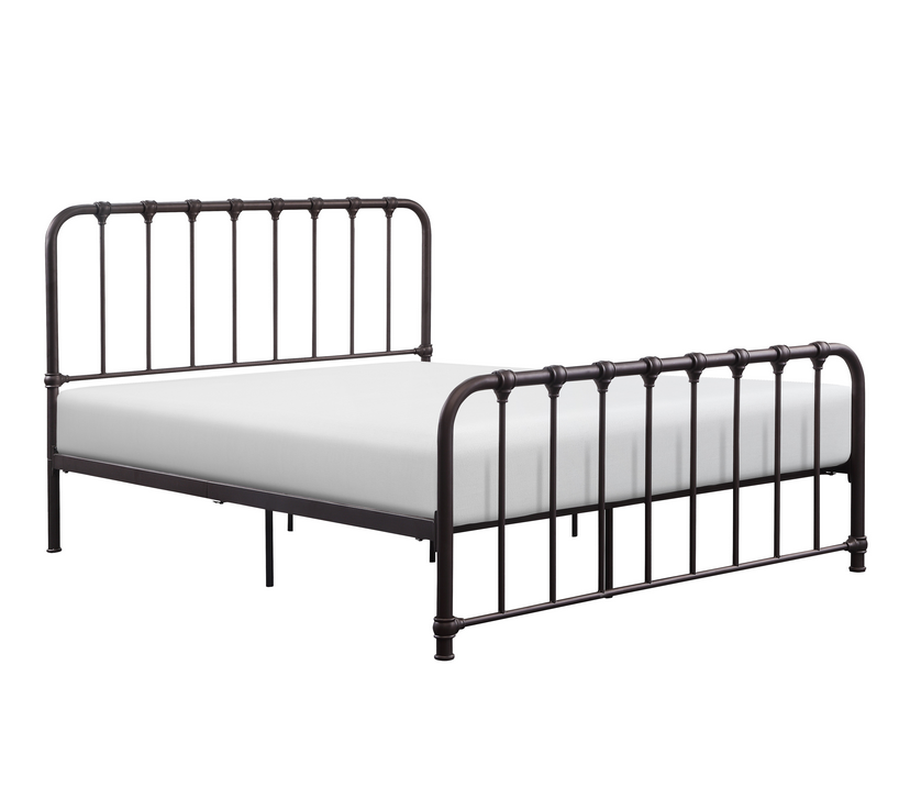 1571 Metal Bronze Platform Twin Bed